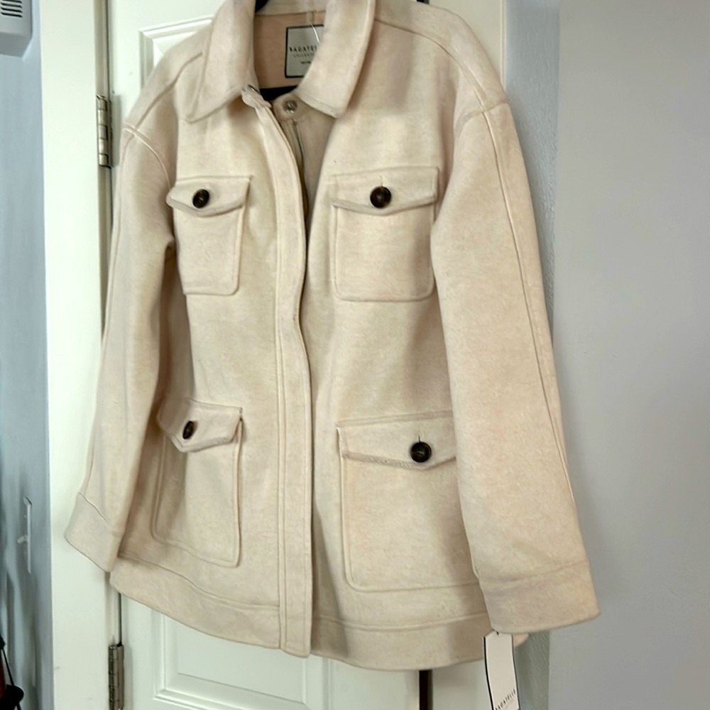 Winter white jacket. Beautiful